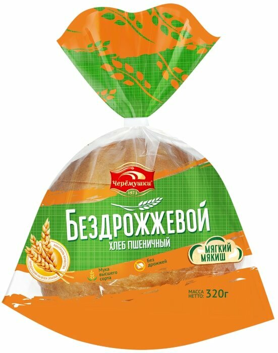 Хлеб Черемушки бездрожжевой нарезка 320г