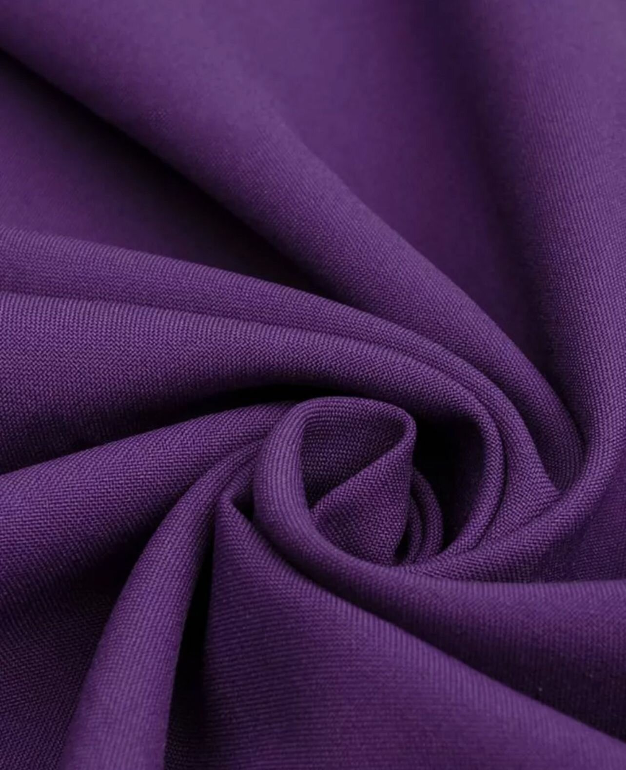 Ткань Габардин Fuhua (100% пэ) цвет фиолетовый отрез 1 м ширина 15м