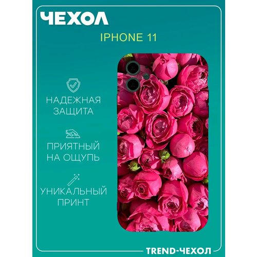 Чехол для телефона Apple iPhone 11 c принтом розы