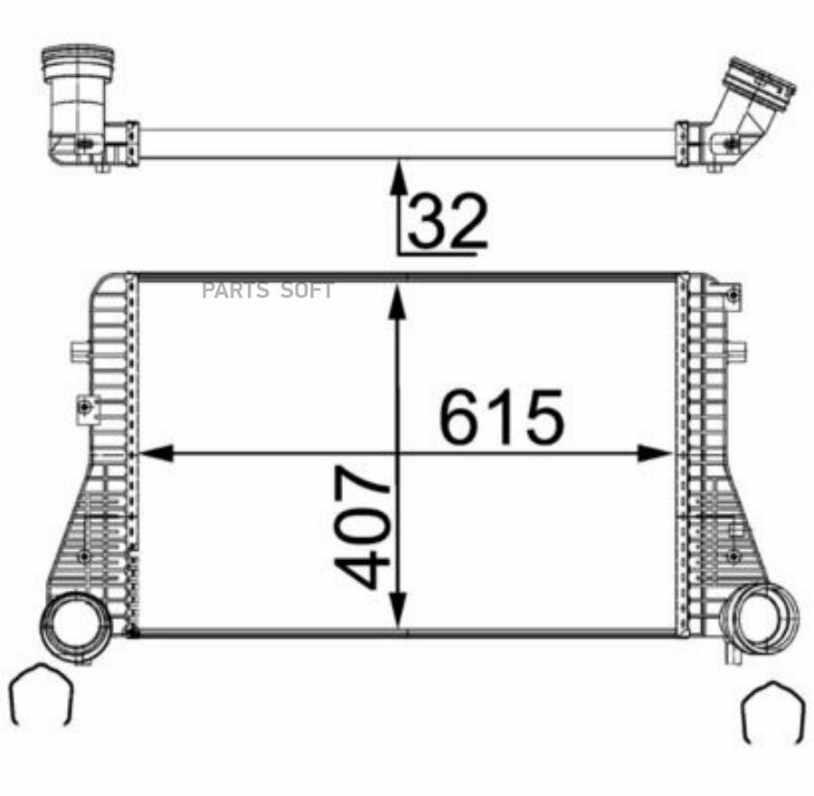 MAHLE CI83000S Интеркулер