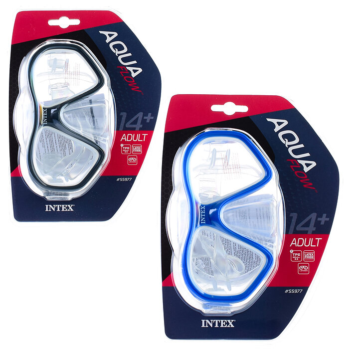 Intex с55977 Маска для плавания "Reef Rider" от 14 лет, в ассортименте 1шт — фото 1