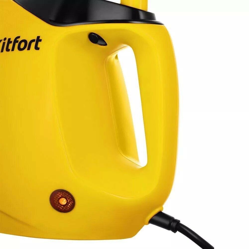 Пароочиститель Kitfort KT-9140-1 черно-желтый