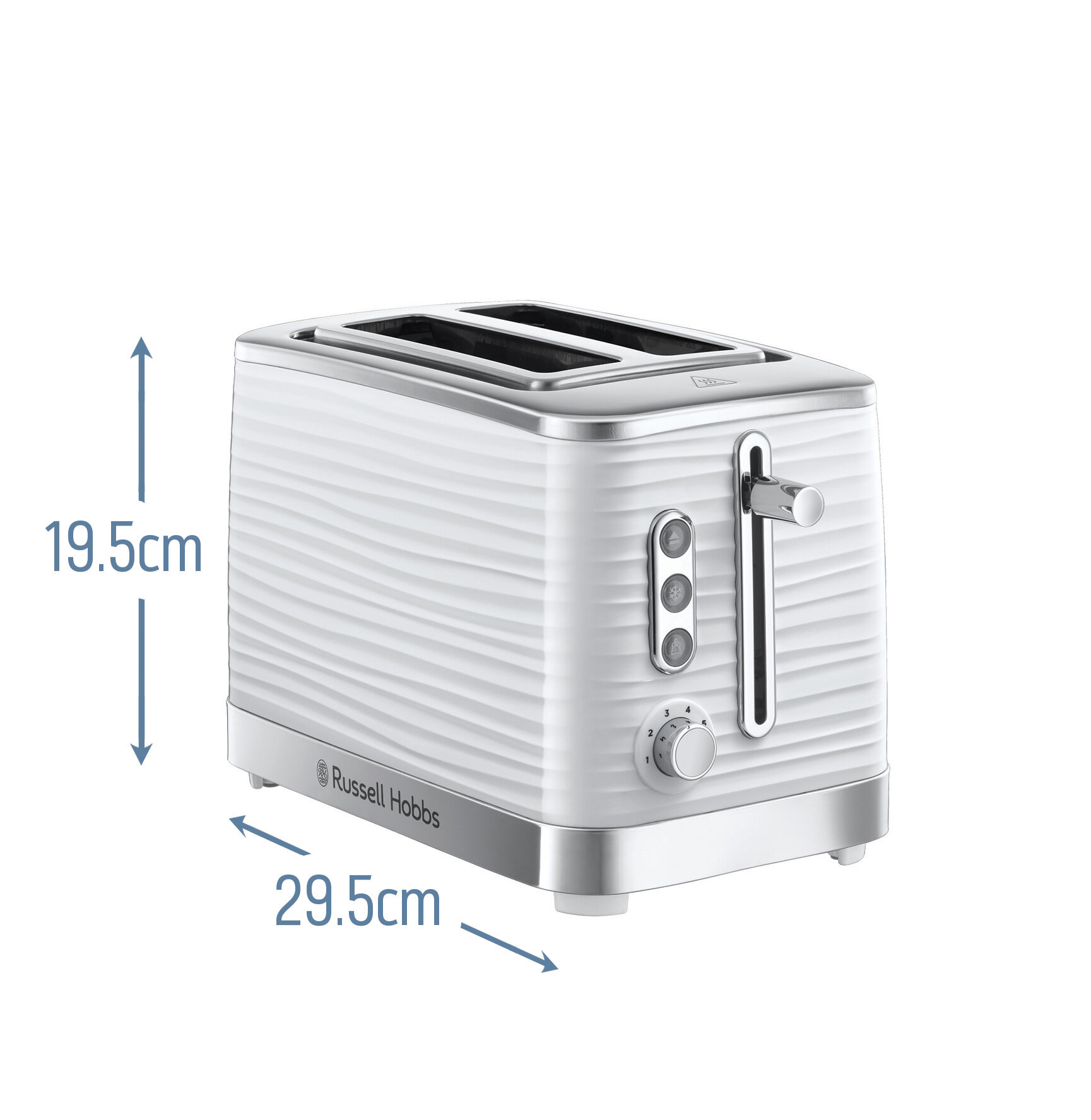Тостер Russell Hobbs 24370-56 белый - фото №14