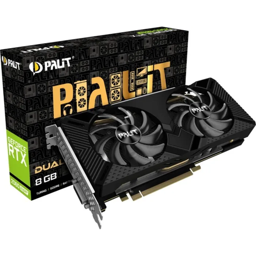 Видеокарта Palit GeForce RTX 2060 Super Gaming Pro Retail видеокарта asus nvidia geforce rtx 2060 dual evo 6144mb