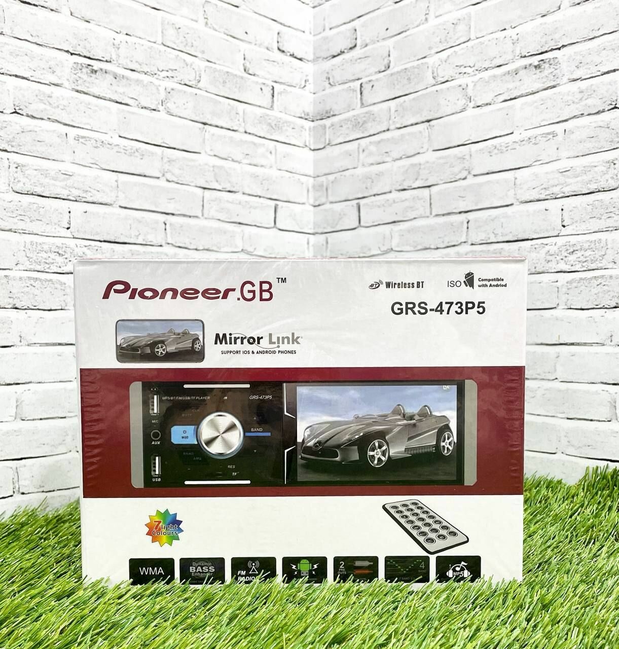 Автомагнитола Pioneer GB GRS-473P5 Bluetooth AUX