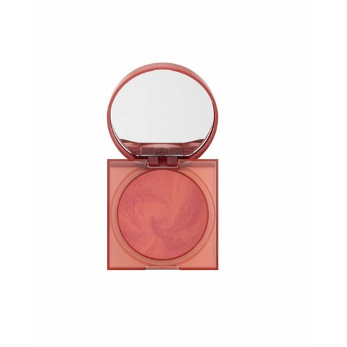 Мраморные румяна для лица HUDA BEAUTY GLOWISH cheeky vegan blush powder Caring Coral 2.5g