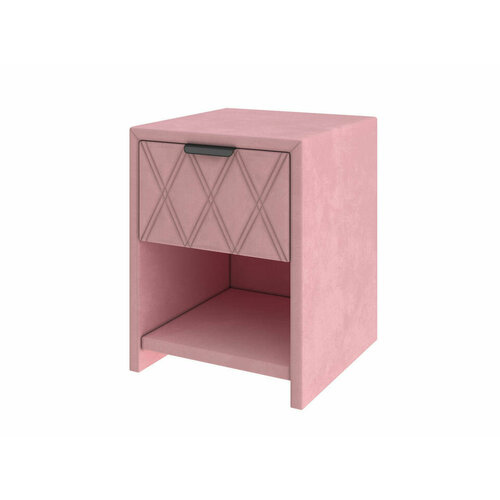PROxSON Тумба Side (Ткань: Велюр Casa Жемчужно-розовый) 44x45