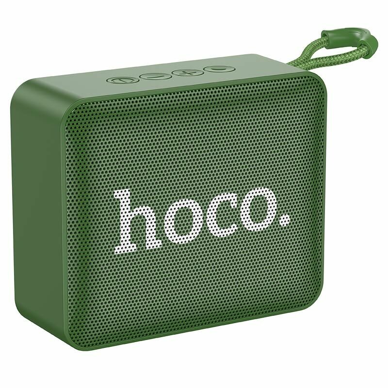 Портативная колонка Hoco BS51 (Bluetooth/USB/TF/AUX/FM) зеленая