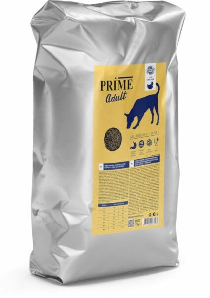 Prime корм для собак всех пород с курицей 15 кг
