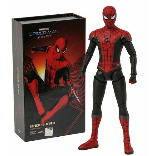 Лицензионная коллекционная фигурка Человек-паук (Классический костюм Старка). ZD TOYS. SPIDER-MAN.