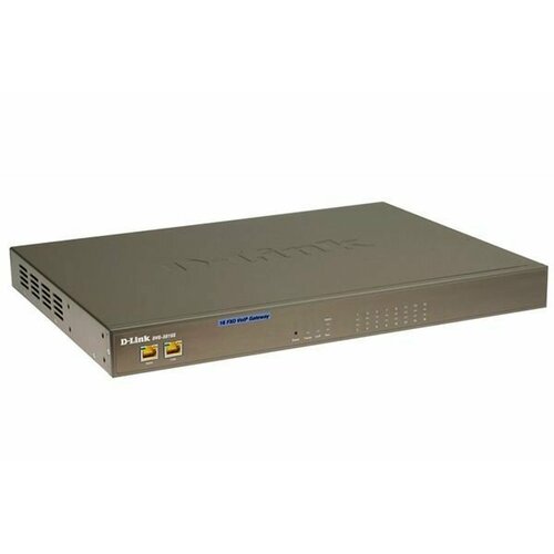 Голосовой шлюз D-Link Шлюз SIP VoIP 16хFXO , 1xLAN 10/100, 1xWAN 10/100 DVG-3016S voip шлюз d link dvg 5004s