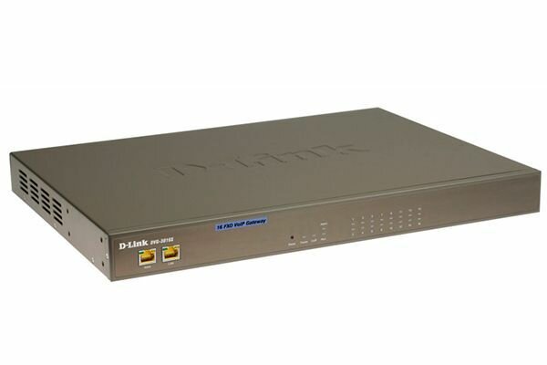 Голосовой шлюз D-Link Шлюз SIP VoIP 16хFXO , 1xLAN 10/100, 1xWAN 10/100 DVG-3016S