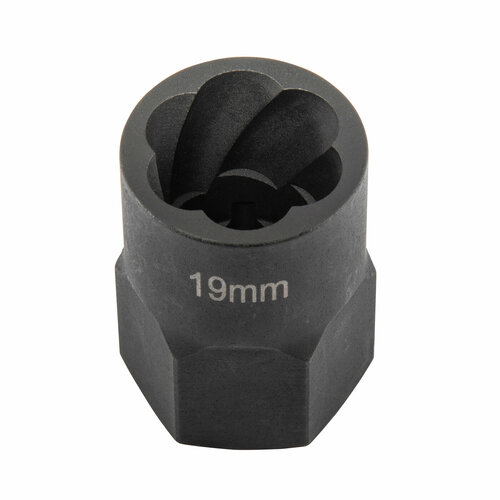 Торцевая головка - экстрактор для поврежденных болтов и гаек 19 мм, Tevako TVK-07004-19