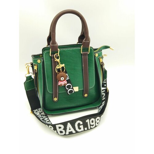 фото Сумка кросс-боди porfetto briefcase prft100207green, фактура гладкая, зеленый