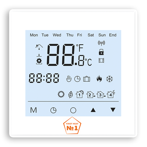 Терморегулятор Теплый пол №1 ТС 600 белый