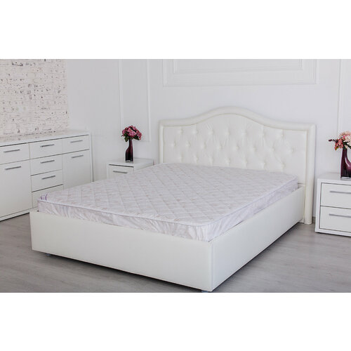 Наматрасник Vesta Шик прямоугольный белый с бортом на резинке по периметру топпер на кровать и диван наполнитель термопластическое волокно Comfort 160х200см ШхД 5999₽