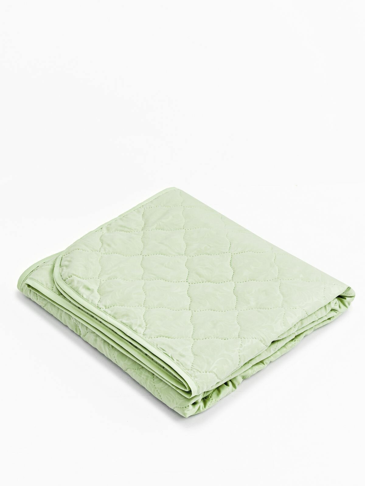 Одеяло летнее салатовое Vesta 1,5 спальное дешевое тонкое, материал микрофибра, покрывало легкое 140х205 см