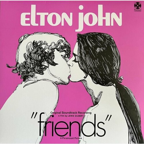john elton виниловая пластинка john elton diamonds coloured Elton John – Friends (Original Soundtrack) (Pink Marbled Vinyl)