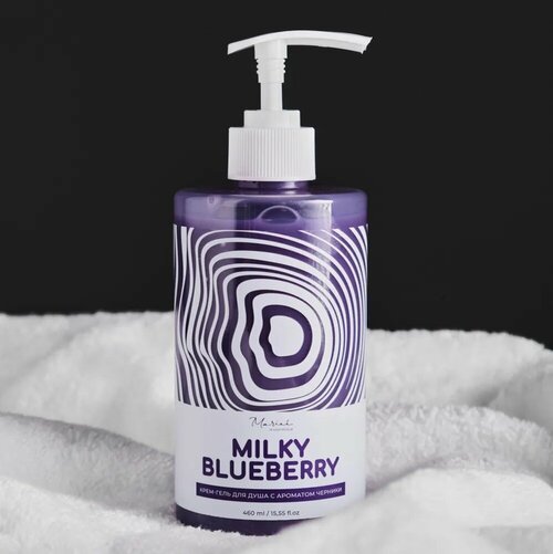 Крем- гель для душа, Milky Blueberry, 460 мл