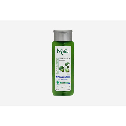 Шампунь для волос Natur Vital Hair Shampoo Hops Anti-dandruff / объём 250 мл шампунь для волос natur vital hair shampoo ginseng revitalising 250 мл