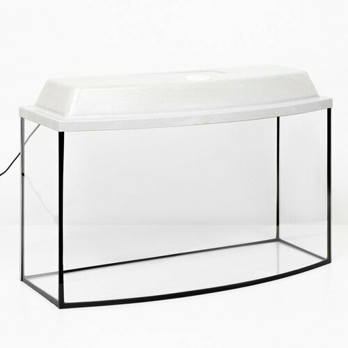 Аквариум Телевизор с крышкой 55 литров 63 х 25 х 3641 см беленый дуб 17475₽