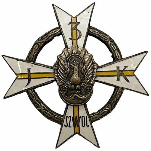 Полковой знак 3-й Мазовецкий лёгкий кавалерийский полк Польша 1971-1990 гг. (реплика)