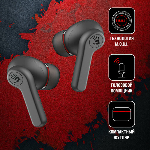 Гарнитура A4Tech Bloody M30 черный m30 black 299900₽