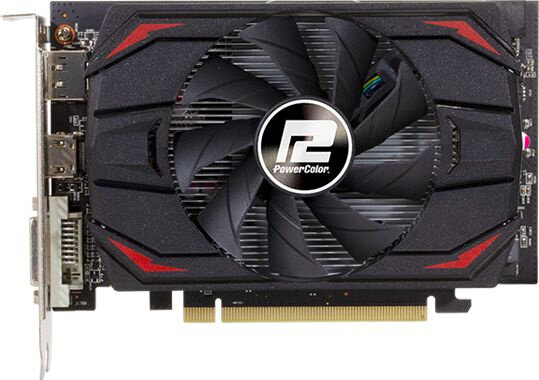 фото Видеокарта PowerColor PCI-E AXRX 550 4GBD5-DHV2/OC AMD Radeon RX 550 4Gb 128bit GDDR5 1183/6000 DVIx1 HDMIx1 DPx1 HDCP Ret