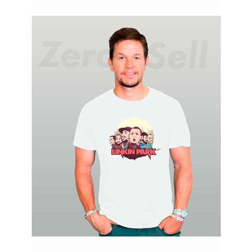 фото Футболка группа linkin park, размер m, белый zerosell