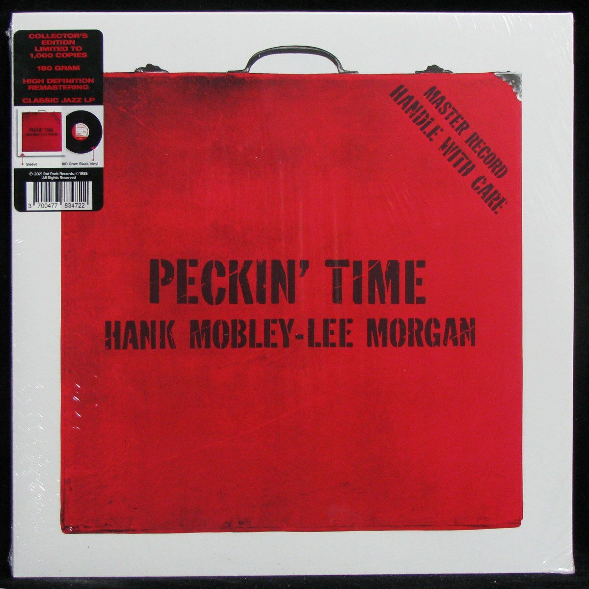 Виниловая пластинка Rat Pack Hank Mobley / Lee Morgan – Peckin' Time (mono)