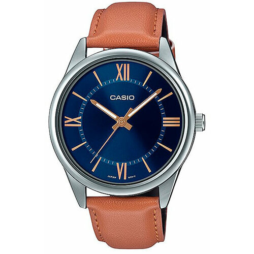 фото Наручные часы casio collection men, коричневый, синий