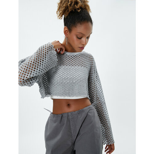 фото Футболка koton, размер s, серый