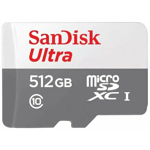 Карта памяти SanDisk SDSQUNR-512G without adapter комплект 2 штук карта памяти sandisk ultra microsdxc uhs i cl10 sdsqunr 064g gn3mn