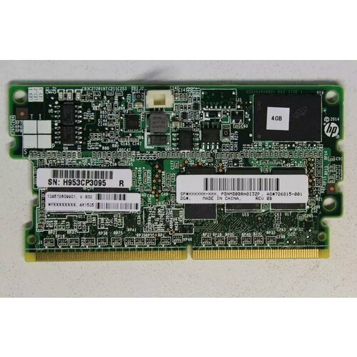 Модуль кэш памяти для контроллера P440/P840 4G FBWC 726815-001 модуль flash памяти 4 mб saia burgess controls pcd7 r550m04