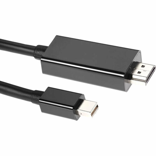 Кабель-переходник Mini DisplayPort M => HDMI M 1.8m Telecom VCOM Кабель-переходник Telecom Mini DisplayPort M/HDMI M (TA695) vcom кабель переходник minidisplayport m