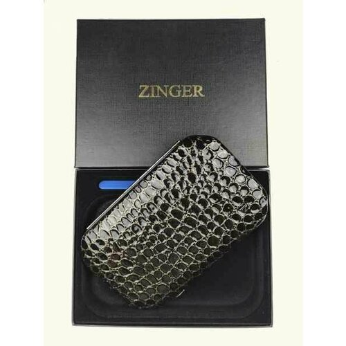 маникюрный набор zinger 10 металлических предметов с клиппером матовый Zinger Маникюрный набор, 10 предметов #1008
