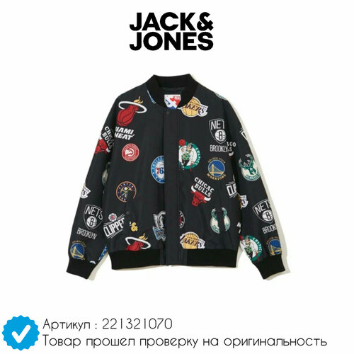 фото Бомбер jack & jones, размер l, черный