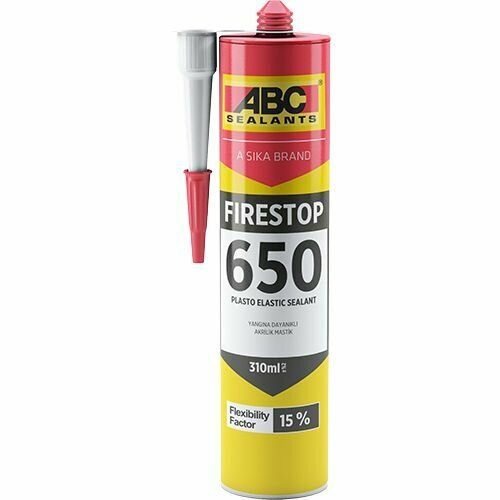 Герметик противопожарный акриловый ABC 650 Firestop серый 390₽