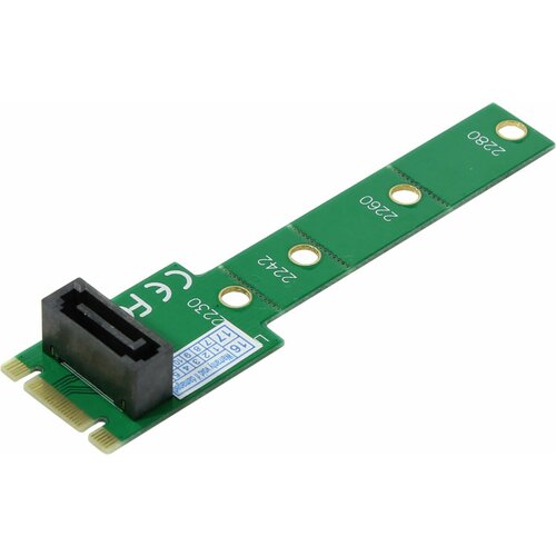 Переходник ORIENT C292S NGFF(M.2)-SATA, для подключения SATA диска к разъему NGFF, ORIENT m 2 ngff to sata adapter card m 2 key b m ssd solid state drive adapter card for ngff 2230 2242 2260 2280