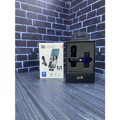 Микрофон для айфона микрофон петличный беспроводной микрофон петличка для телефона для записи видеоПКкараоке для iPhone ресивер разъемом лайтнинг Lightning 129900₽