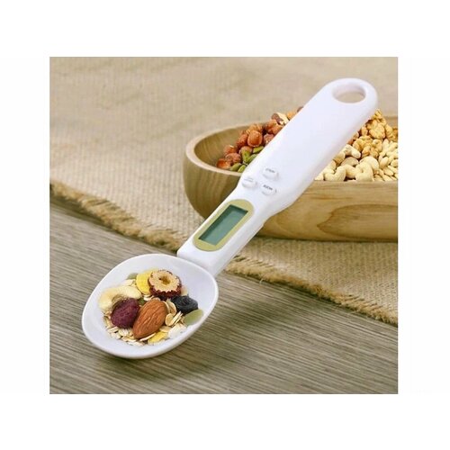 Электронная мерная ложка Digital Spoon Scale / белый электронная мерная ложка весы digital spoon scale черный