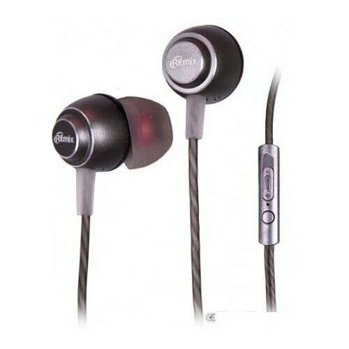 Наушники Ritmix RH-150M серый 800₽