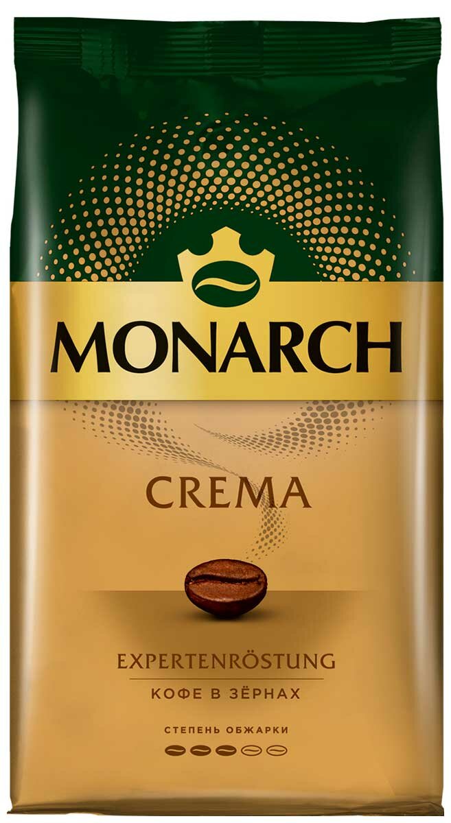 Кофе в зернах Monarch Crema, 1000г