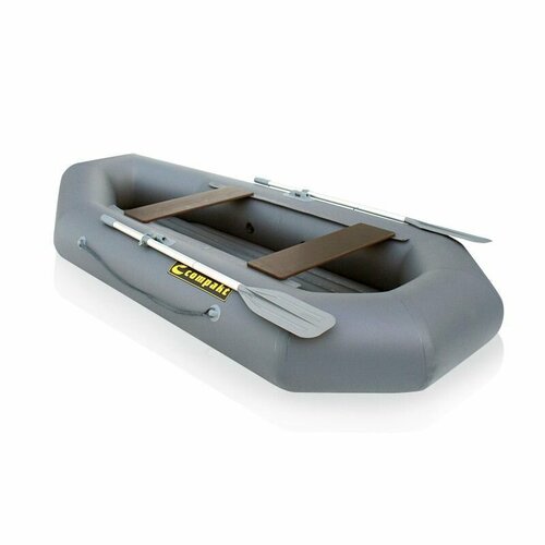 Лодка надувная LEADER Compakt 240 НД надувное дно лодка гребная цвет серый 4072022