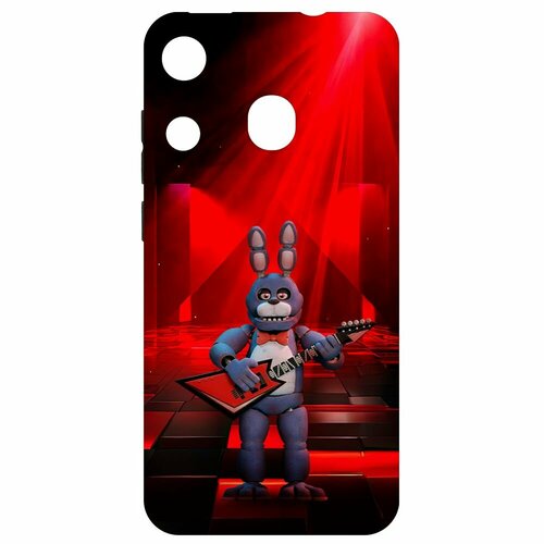 Чехол-накладка Krutoff Soft Case фнаф (FNAF) - Бонни с гитарой для ITEL A27 черный чехол накладка krutoff soft case фнаф fnaf эндо 01 для itel a17 черный