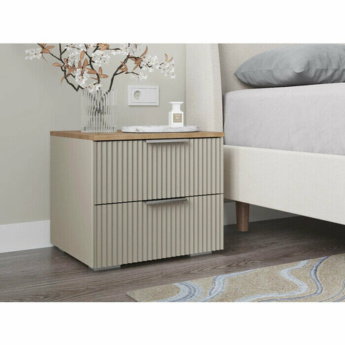 Смарт Тумба прикроватная Салерно кашемир 7691₽