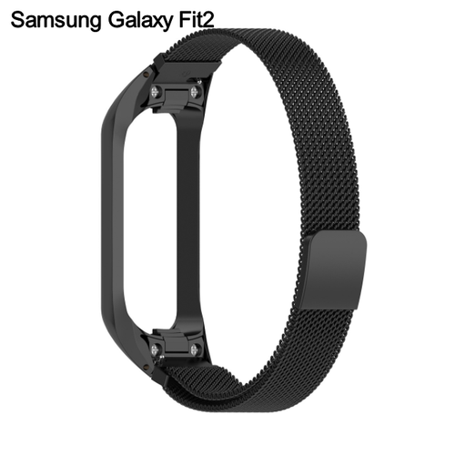 зарядный кабель baaletc 1 м для samsung galaxy fit 2 sm r220 сменный usb кабель для зарядки шнур док станция аксессуары для samsung Миланский, сменный, сетчатый, плетёный ремешок браслет MyPads для умных смарт-часов Samsung Galaxy Fit2 (SM-R220) из нержавеющей стали, с магнитным.