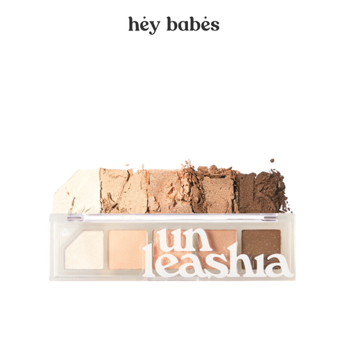 Палетка теней для век в нюдовых оттенках UNLEASHIA Mood Shower Eye Palette #3 Nude Shower