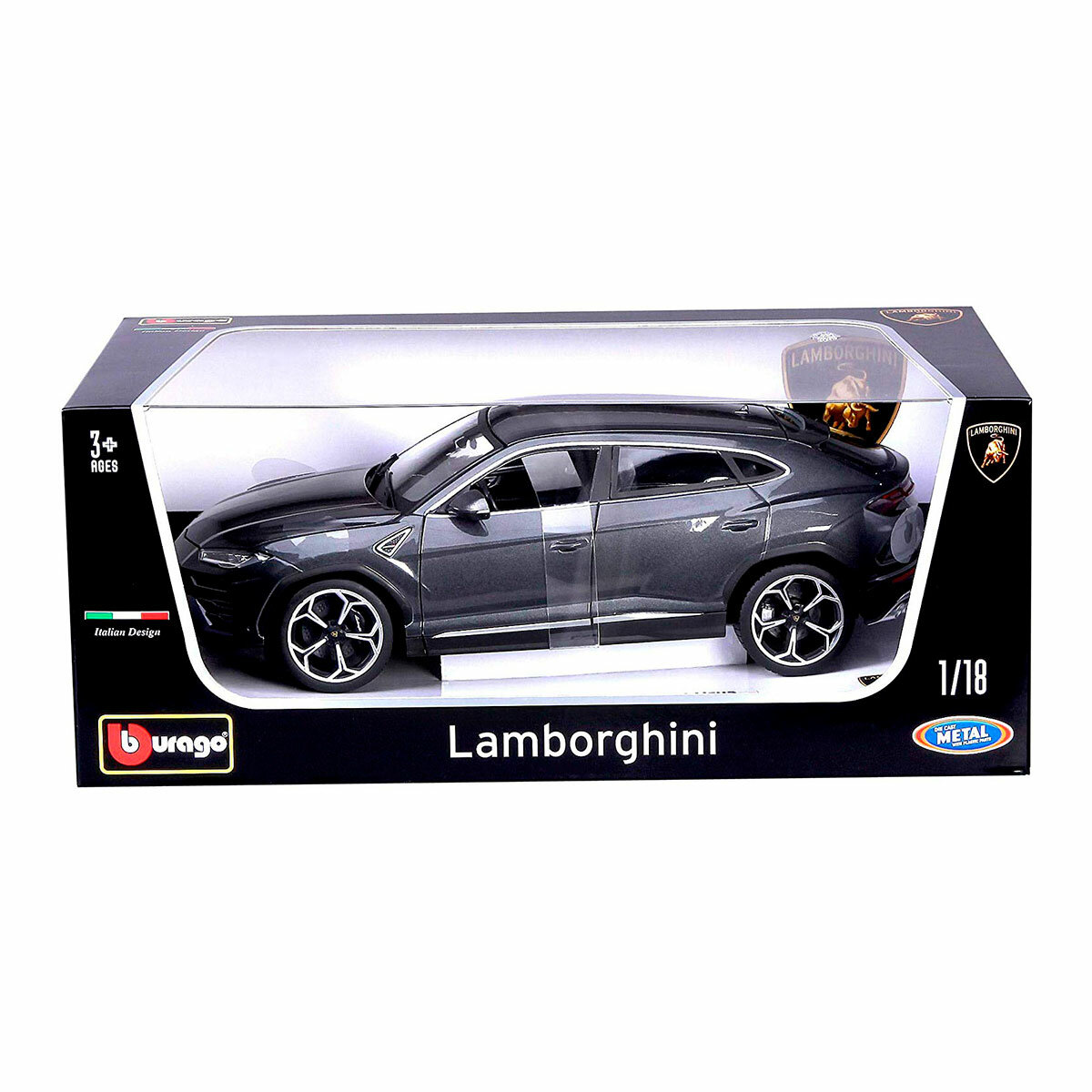 Bburago Коллекционная машинка 1:18 "Lamborghini Urus Yellow" 18-11042 - фото №16