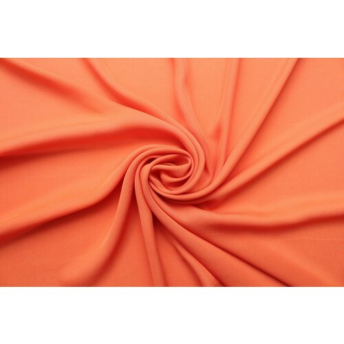 Ткань Шёлк-креп Gil Sanders приглушённо оранжевый 0,5 м ткань жаккард костюмный gil sanders бело серебристый ш142см 0 5 м